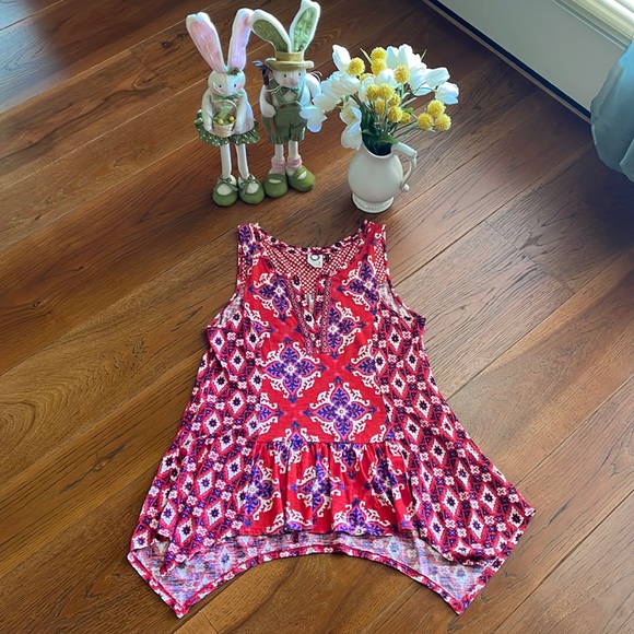 ☀️🏝️ 10 for $20 Anthropologie Akemi + Kin Gapala Split Tank Top - Picture 1 of 6